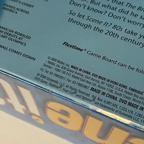 80s Scene It The DVD Trivia Game 2009 / NEW SEALED! - Picture 5 of 6